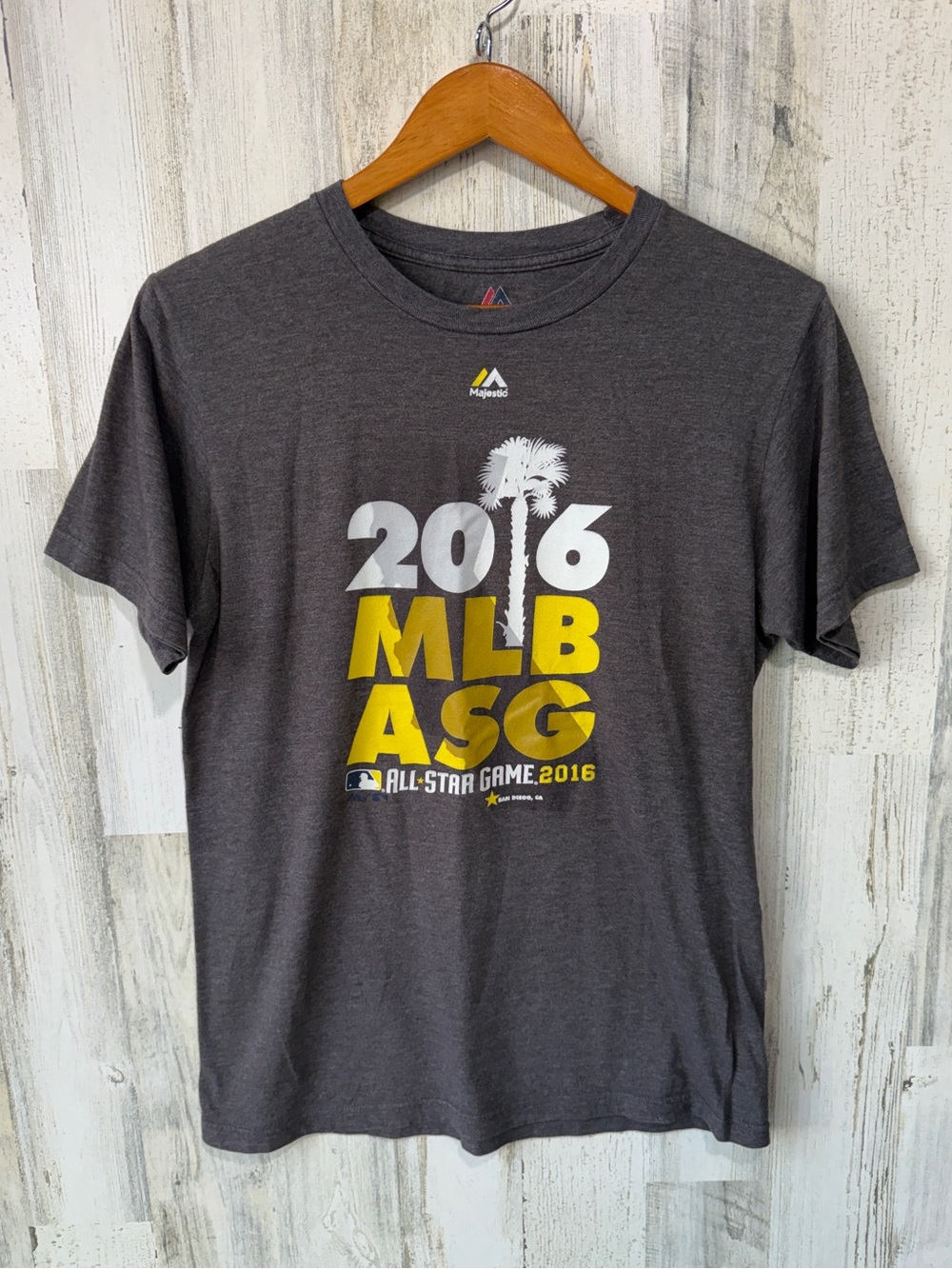 Majestic 2016 MLB All-Star Game San Diego California Graphic T‑Shirt - Charcoal